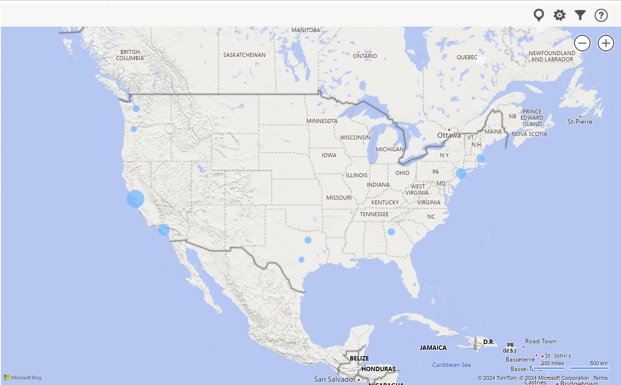 Visualização de Vendas Regionais no Excel com o Bing Maps